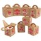 LOMIMOS 24PCS Christmas Bakery Boxes,Mini Kraft Cardboard Boxes for Cupcakes Cookies Brownies Donuts Dessert Gift-Giving Packaging